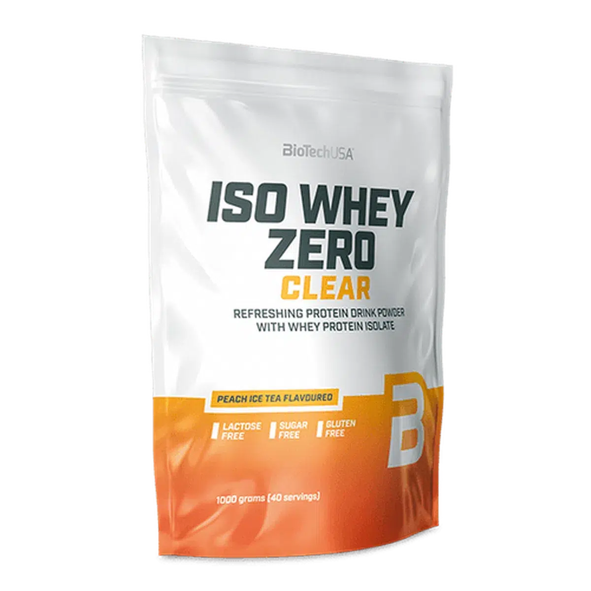 Iso Whey Zero Clear 1000g-Clear Protein-BioTech USA-Pfirsich-Eistee-Maniac-Sports