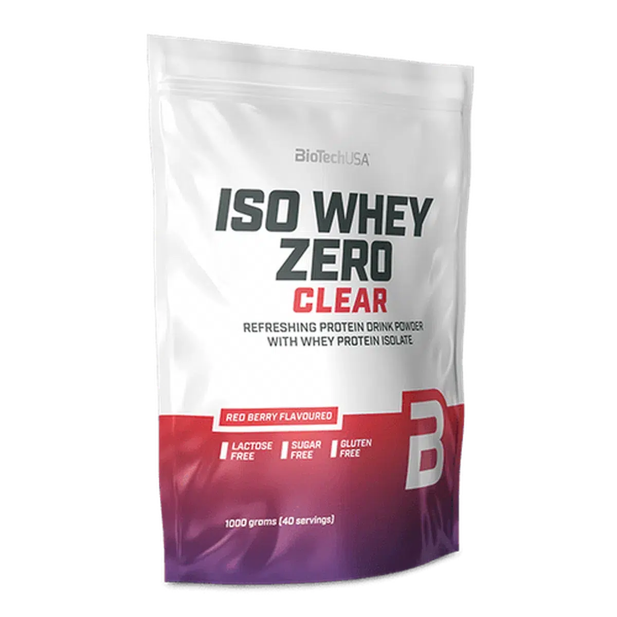 Iso Whey Zero Clear 1000g-Clear Protein-BioTech USA-Red Berry-Maniac-Sports