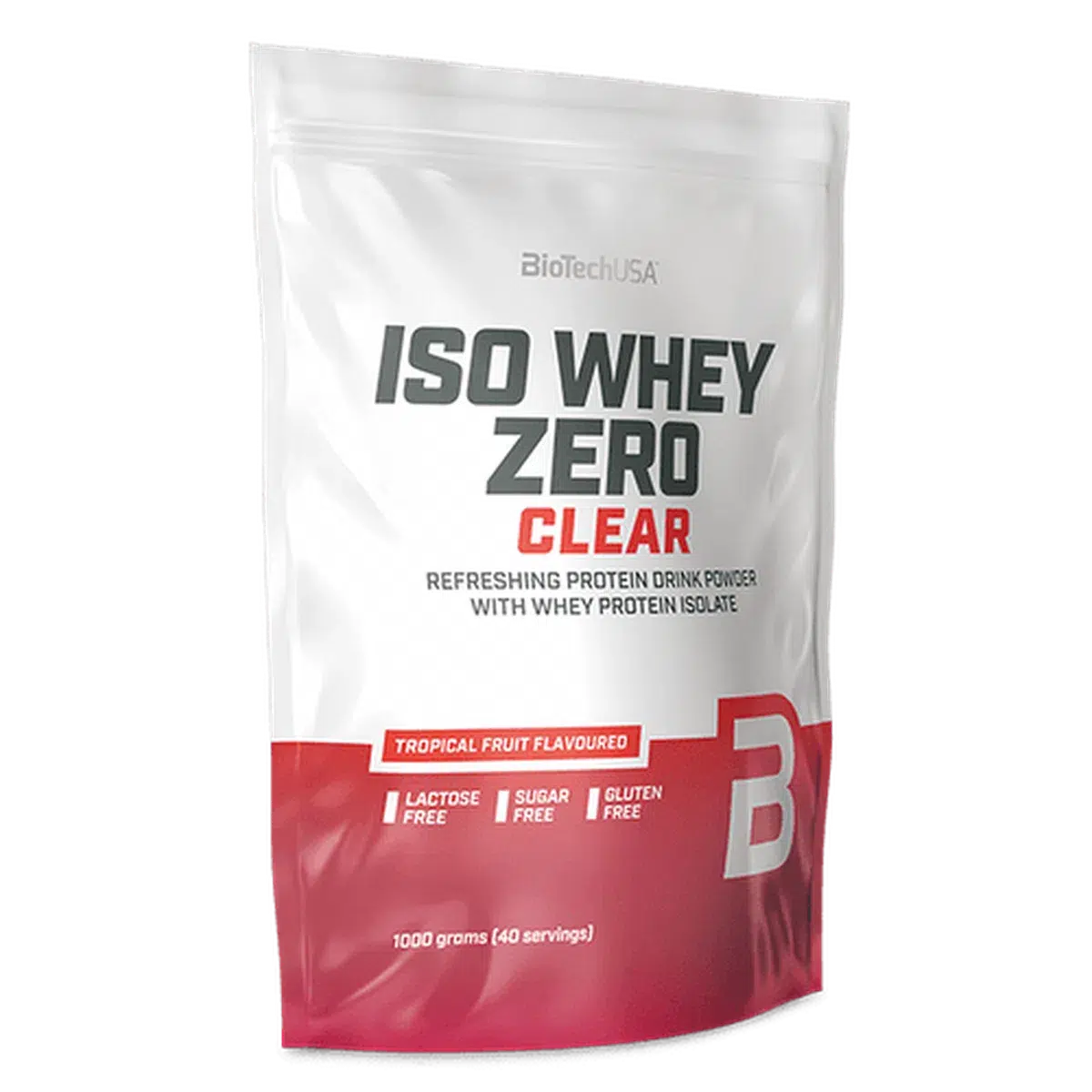 Iso Whey Zero Clear 1000g-Clear Protein-BioTech USA-Tropische Früchte-Maniac-Sports
