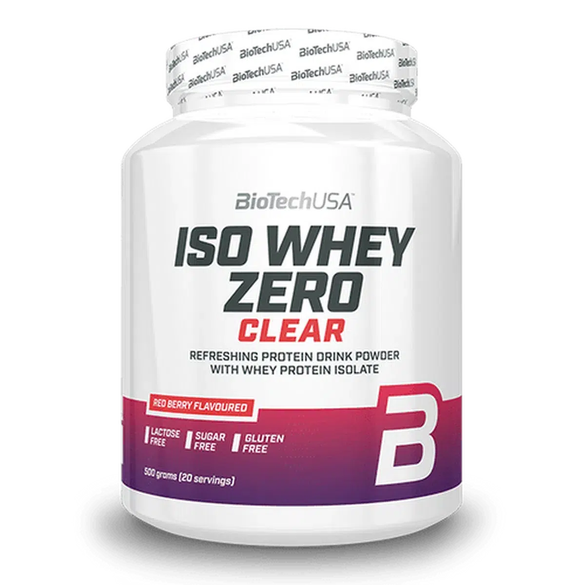 Iso Whey Zero Clear 500g-Clear Protein-BioTech USA-Red berry-Maniac-Sports