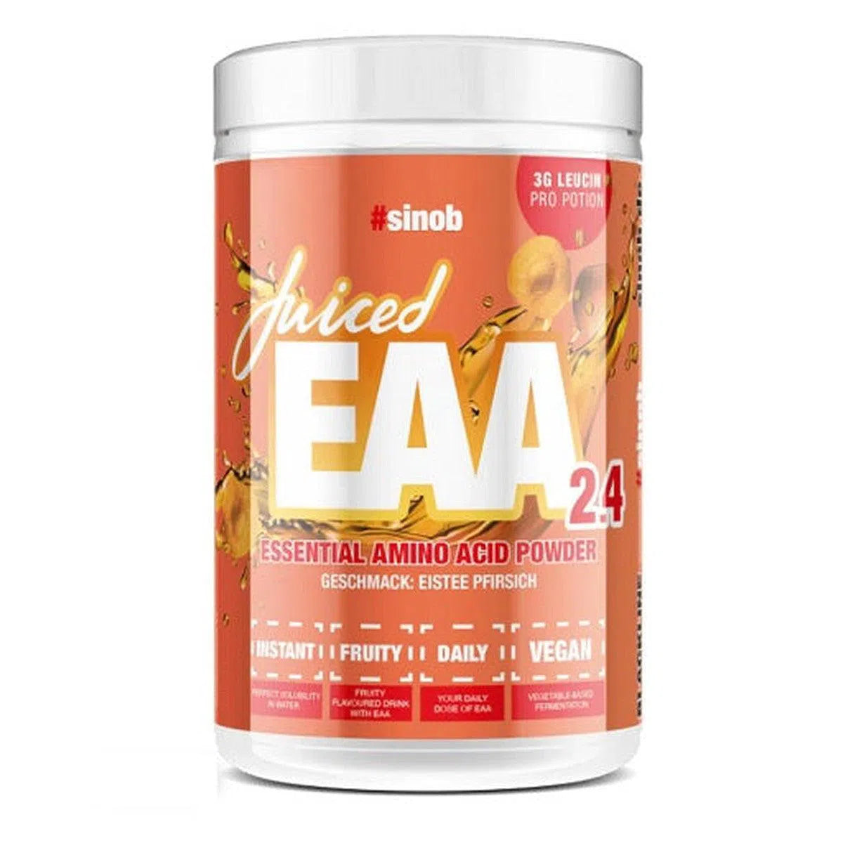 Juiced EAA 2.4 450g-EAA-Sinob-Eistee Pfirsich-Maniac-Sports