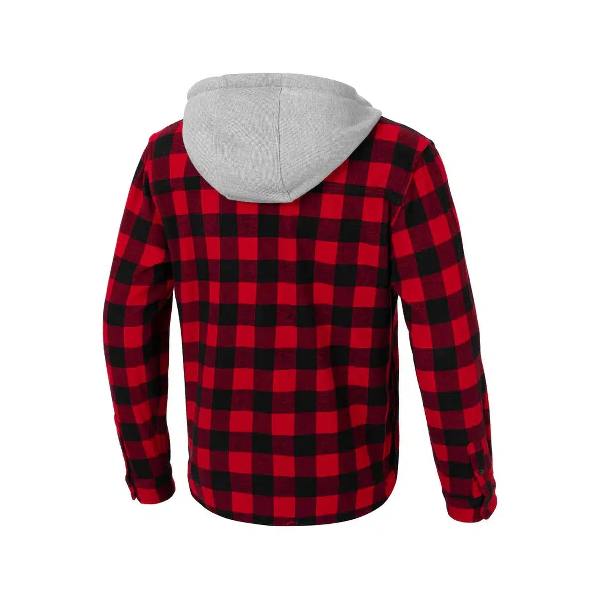 Kapuzen Flanellhemd Woodson-Jacken/ Zipper-PIT BULL WEST COAST-Rot-S-Maniac-Sports
