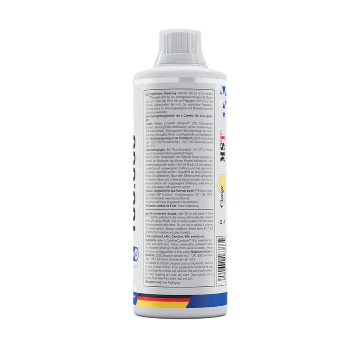 L-Carnitine Carnipure 100000 Orange 1000 ml-L-Carnitine-MST-Maniac-Sports