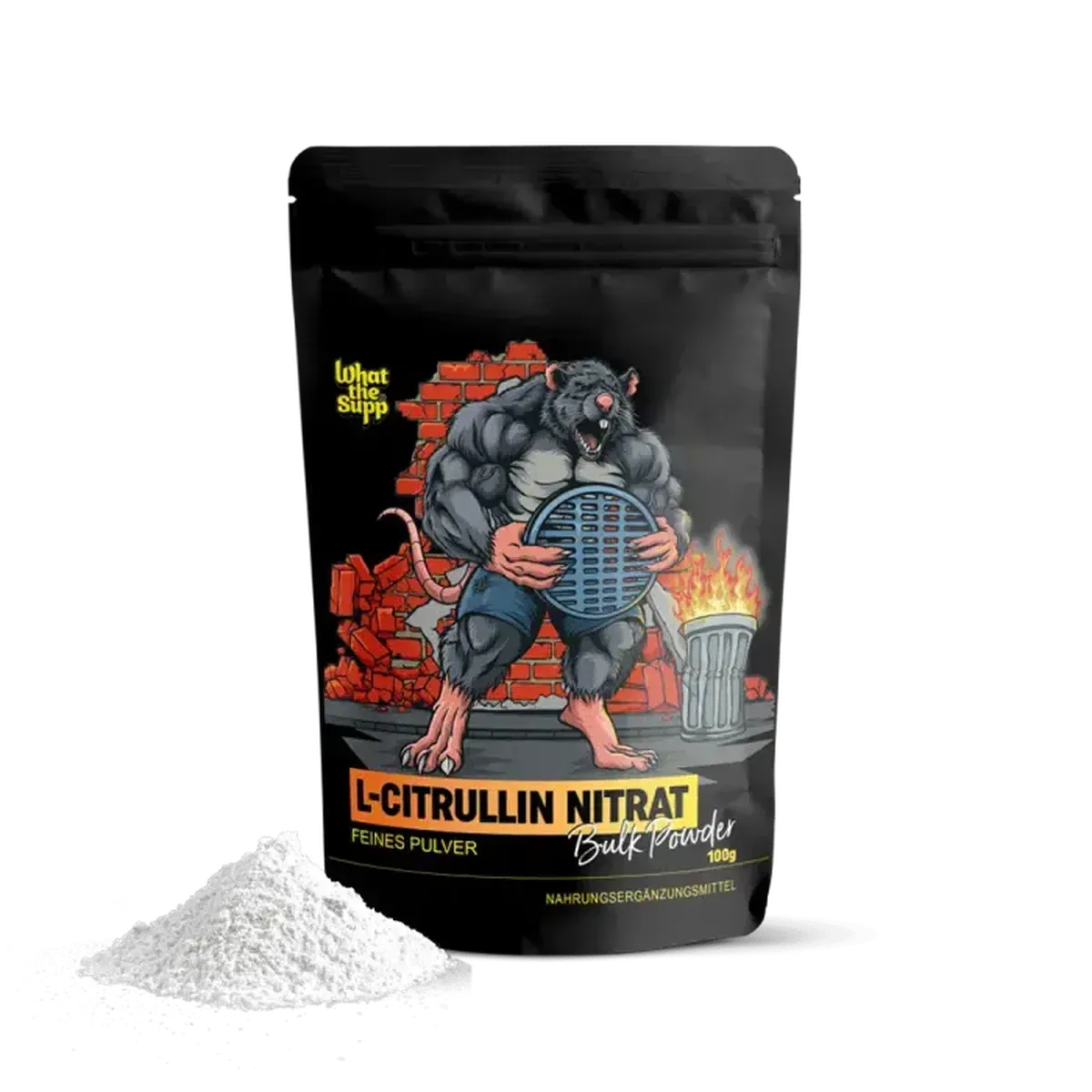 L-Citrullin Nitrat Pulver 100g-L-Citruline-What the Supp-Maniac-Sports