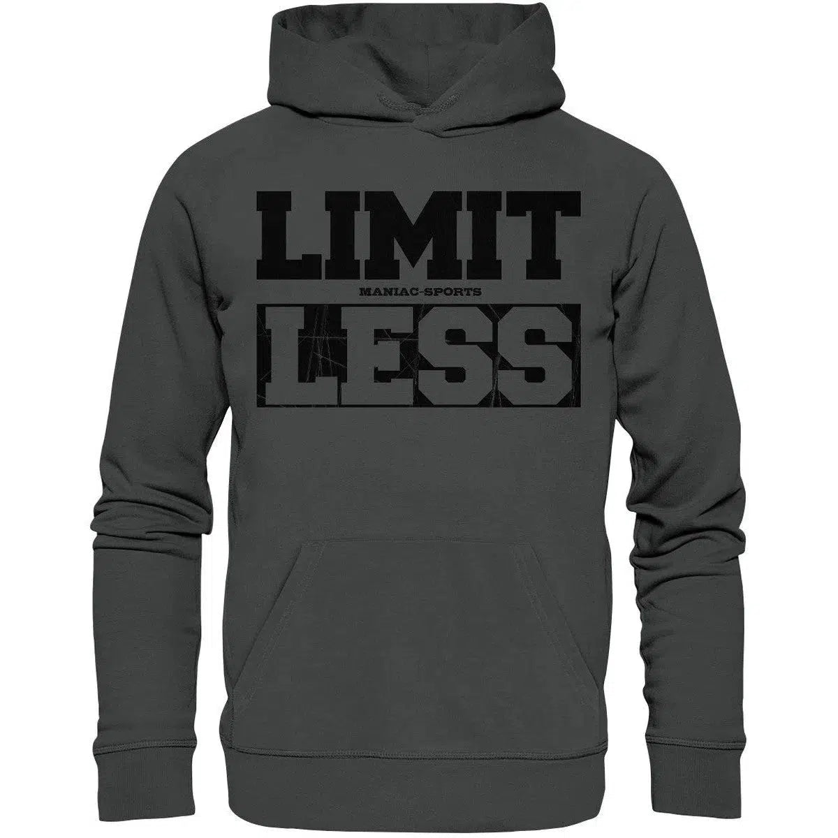 Limit less Hoodie-Hoodies-Maniac-Sports-Anthracite-XS-Maniac-Sports