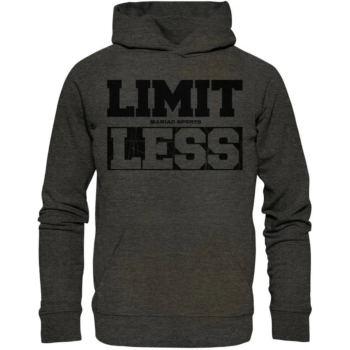 Limit less Hoodie-Hoodies-Maniac-Sports-Dark Heather Grey-XS-Maniac-Sports