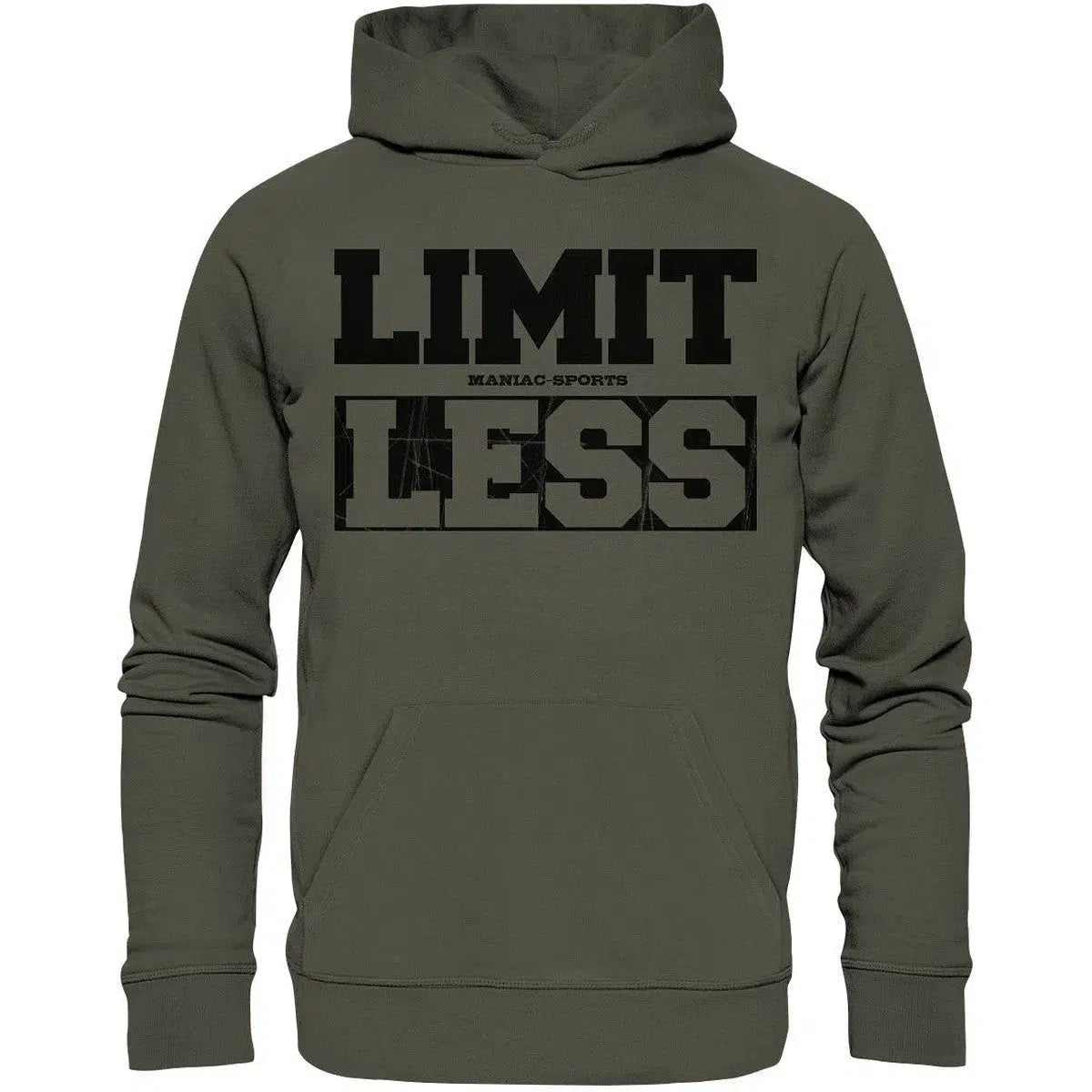 Limit less Hoodie-Hoodies-Maniac-Sports-Khaki-XS-Maniac-Sports