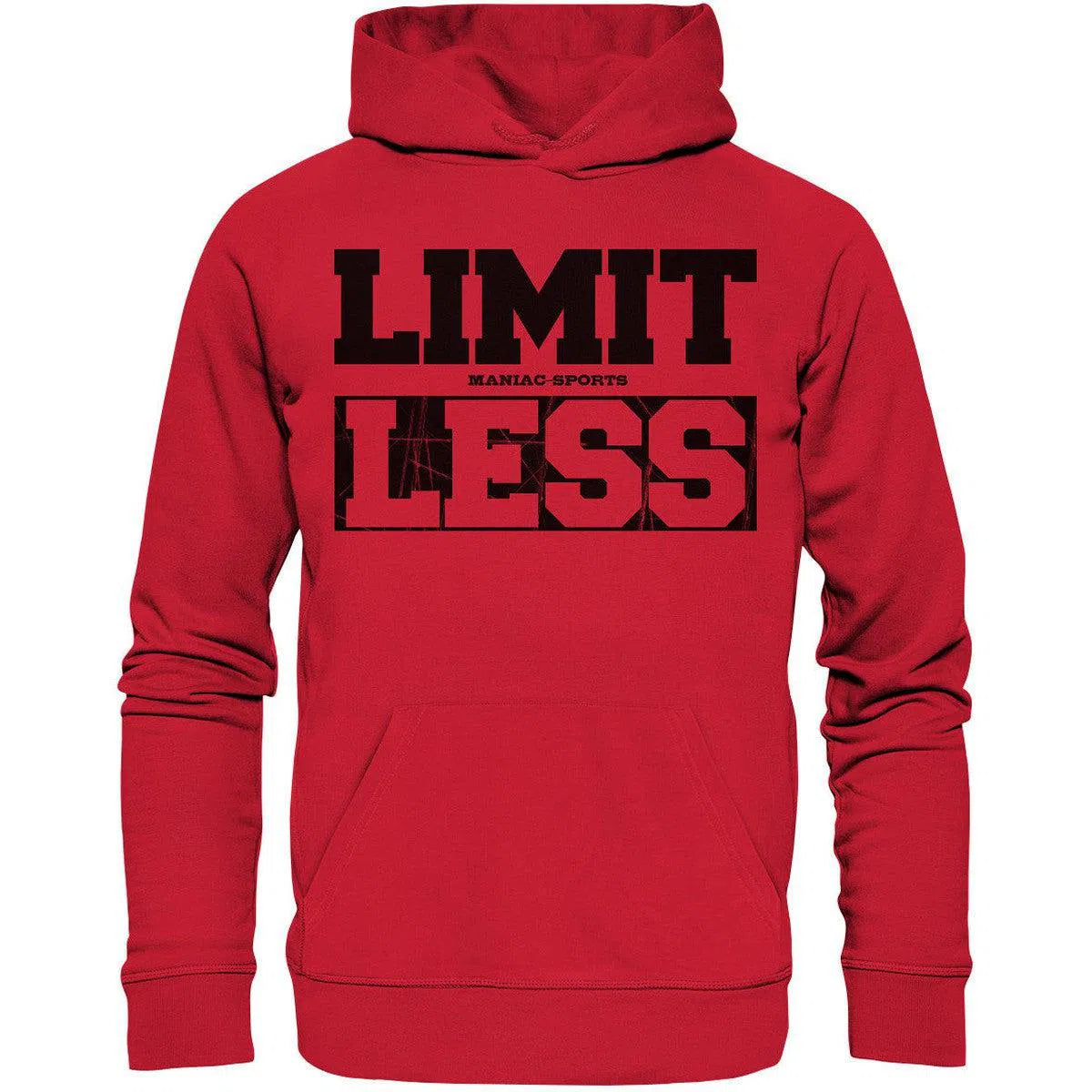 Limit less Hoodie-Hoodies-Maniac-Sports-Red-XS-Maniac-Sports