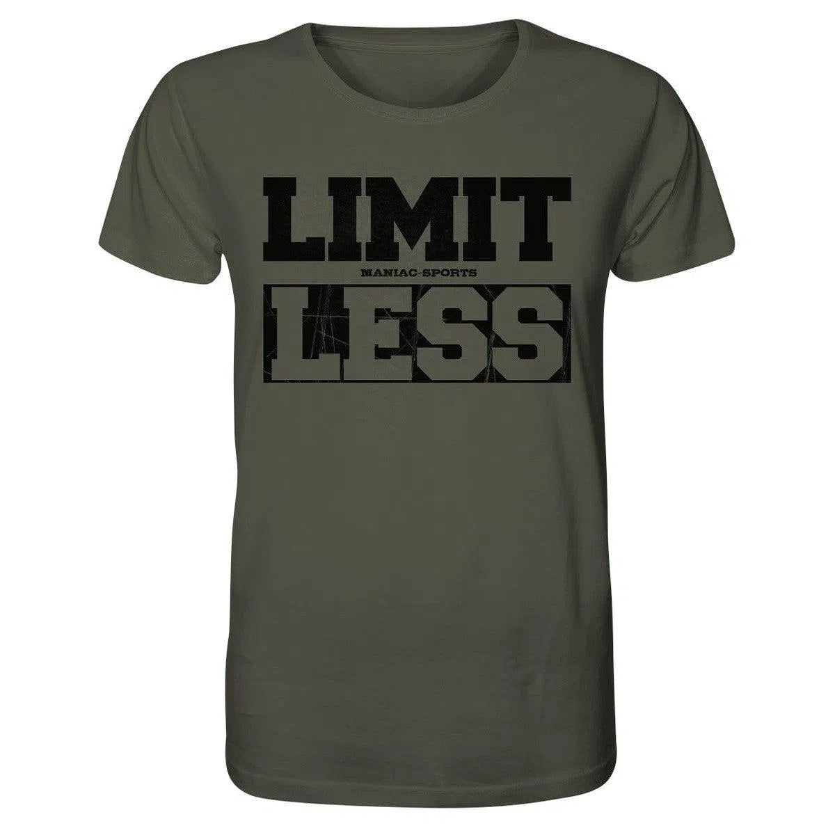 Limit less Shirt-Unisex-Shirts-Maniac-Sports-Khaki-XS-Maniac-Sports