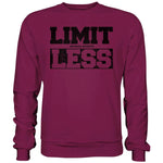 Limit less Sweatshirt-Sweatshirts-Maniac-Sports-Burgundy-XS-Maniac-Sports