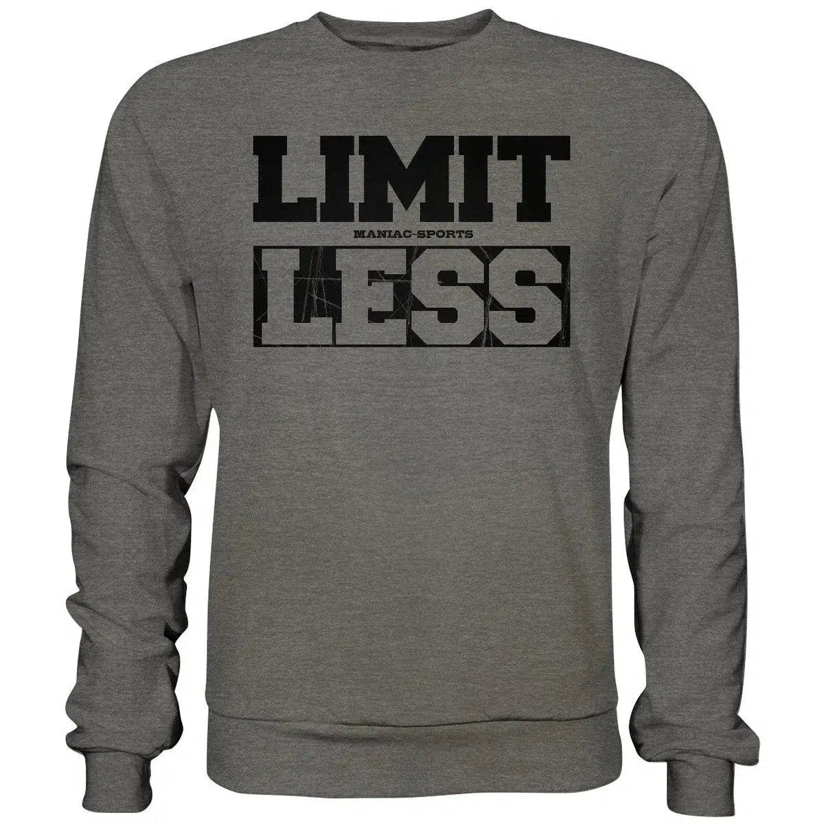 Limit less Sweatshirt-Sweatshirts-Maniac-Sports-Charcoal (Heather)-XS-Maniac-Sports