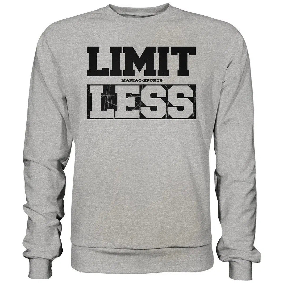 Limit less Sweatshirt-Sweatshirts-Maniac-Sports-Heather Grey-XS-Maniac-Sports