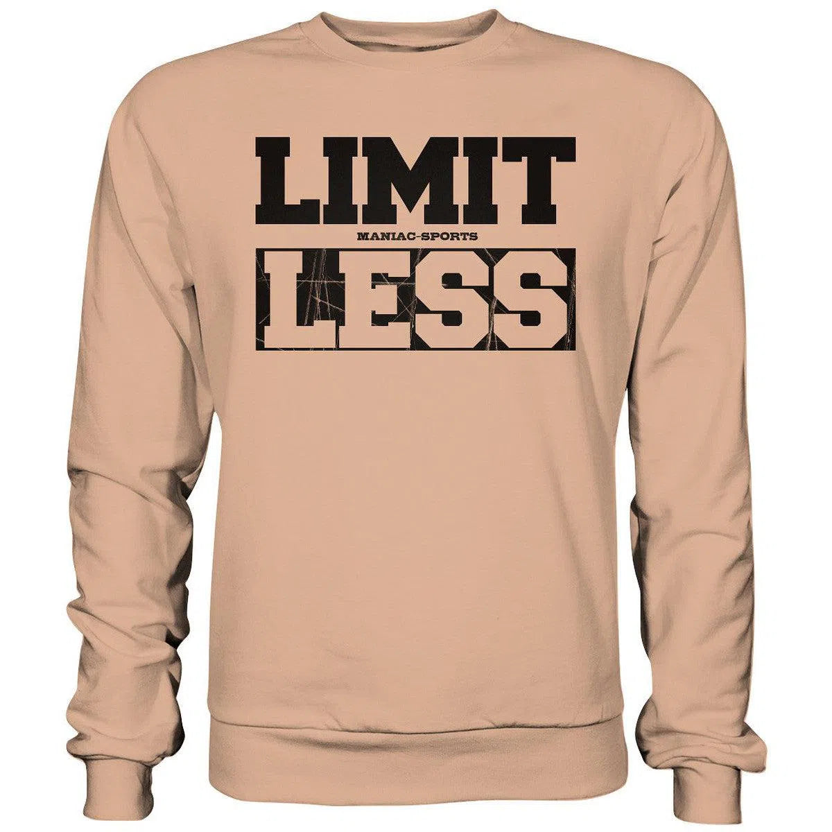 Limit less Sweatshirt-Sweatshirts-Maniac-Sports-Nude-XS-Maniac-Sports