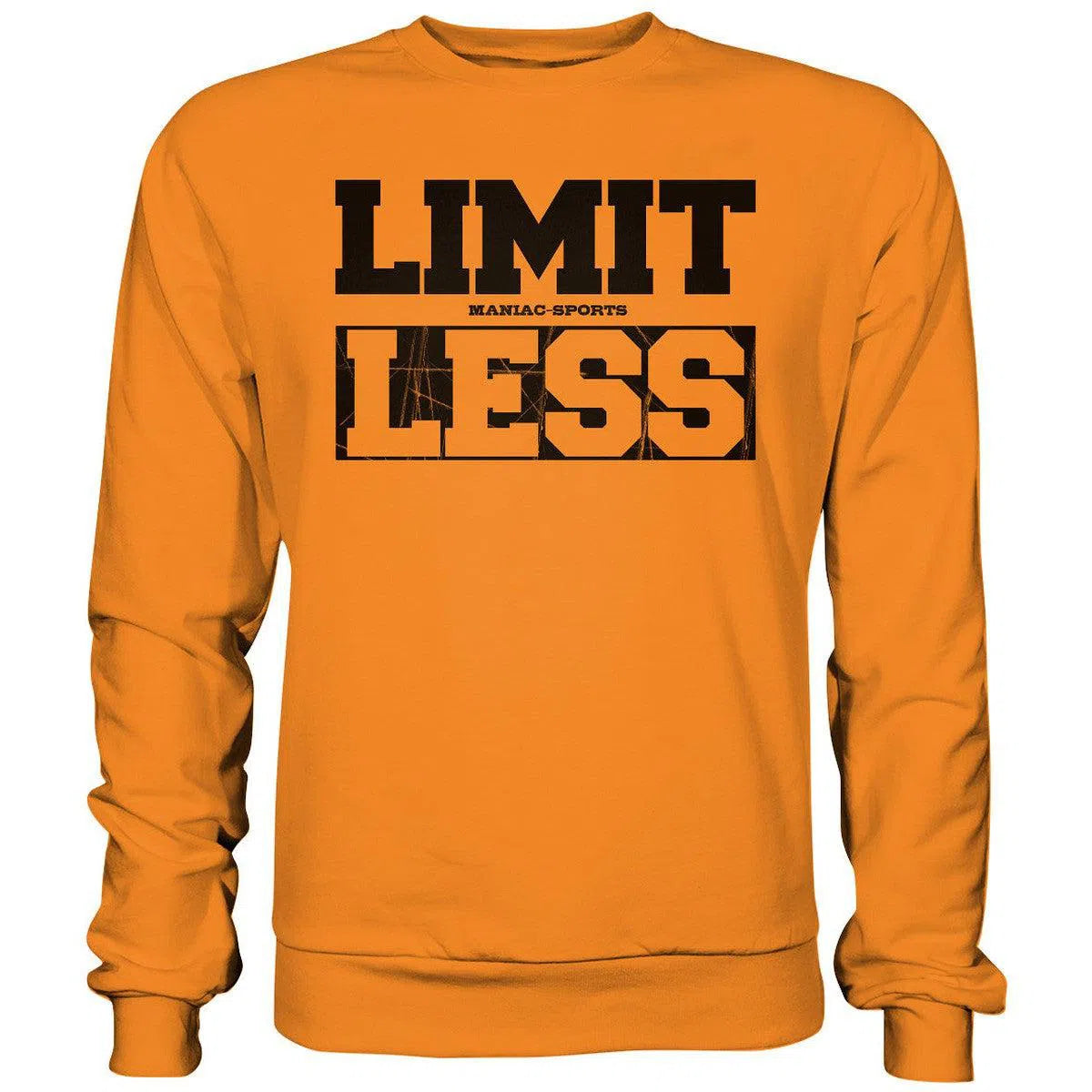 Limit less Sweatshirt-Sweatshirts-Maniac-Sports-Orange Crush-XS-Maniac-Sports