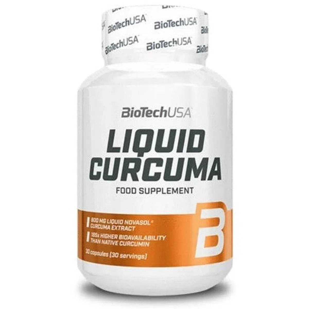 Liquid Curcuma 30 Kapseln-Curcumin-BioTech USA-Maniac-Sports