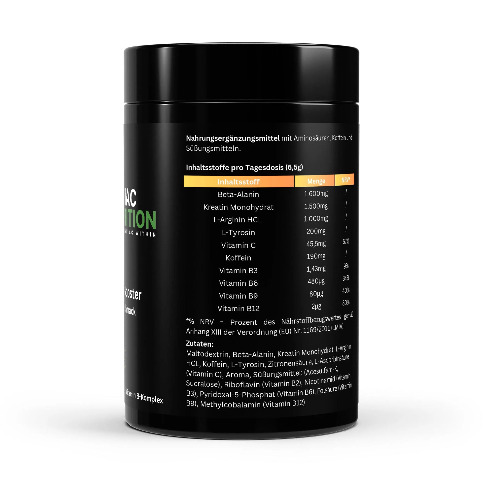 Maximus Boost 520g-Pre Workout Booster-Maniac Nutrition-Tutti Frutti-Maniac-Sports