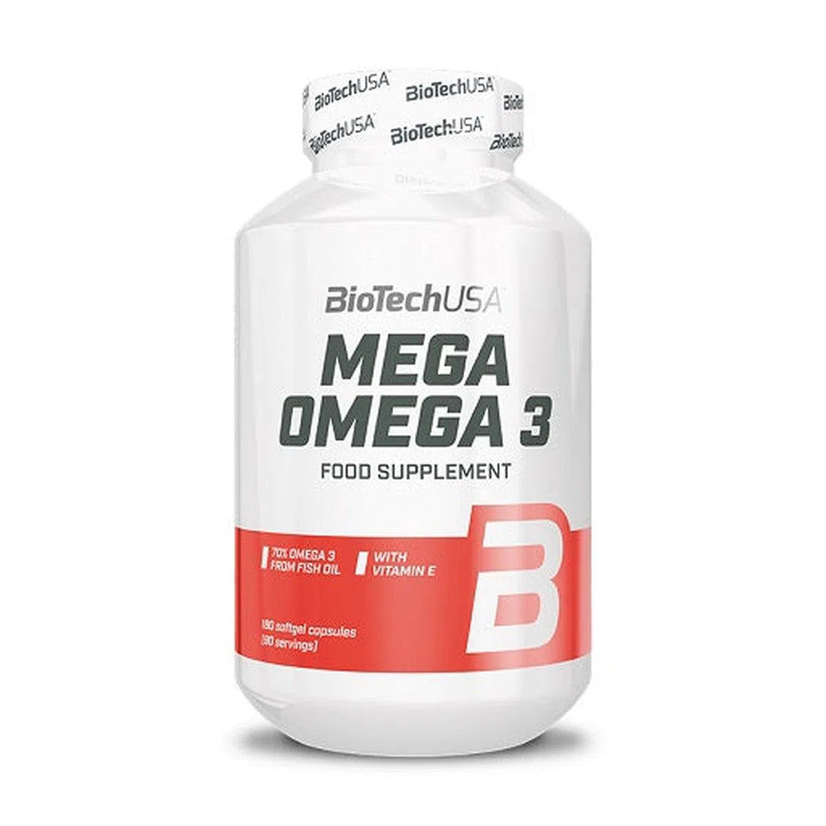 Mega Omega 3, 180 Kapseln-Omega 3-BioTech USA-Maniac-Sports