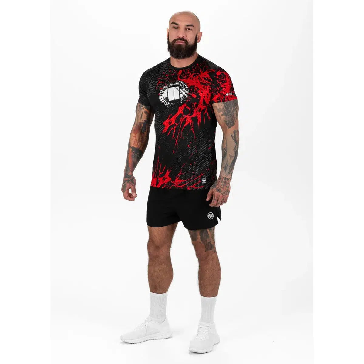 Mesh Performance Pro plus Blood Dog II-Fitness Shirt-PIT BULL WEST COAST-S-Maniac-Sports