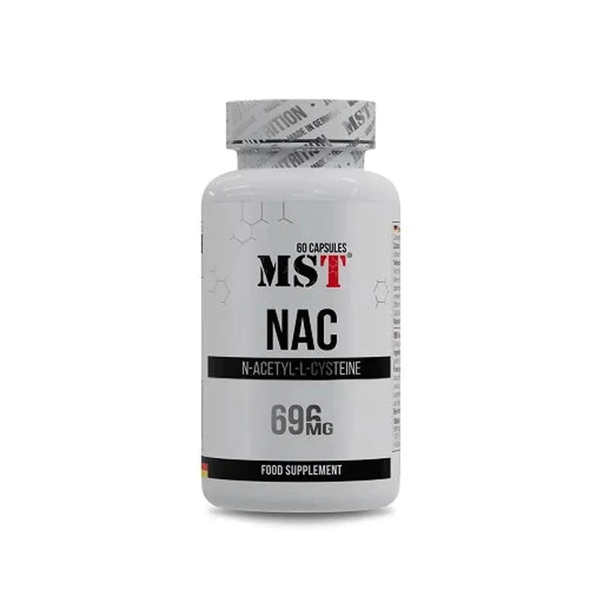 NAC N-Acetyl-L-Cystein 696mg 60 Kapseln-Multivitamin-MST-Maniac-Sports