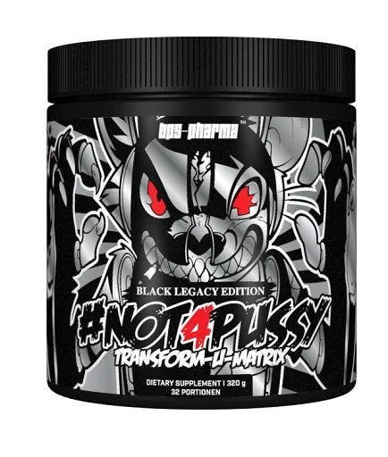 #NOT4PUSSY Transform U Matrix 320g-Pre Workout Booster-BPS-Pharma-Blue Killa Razz-Maniac-Sports