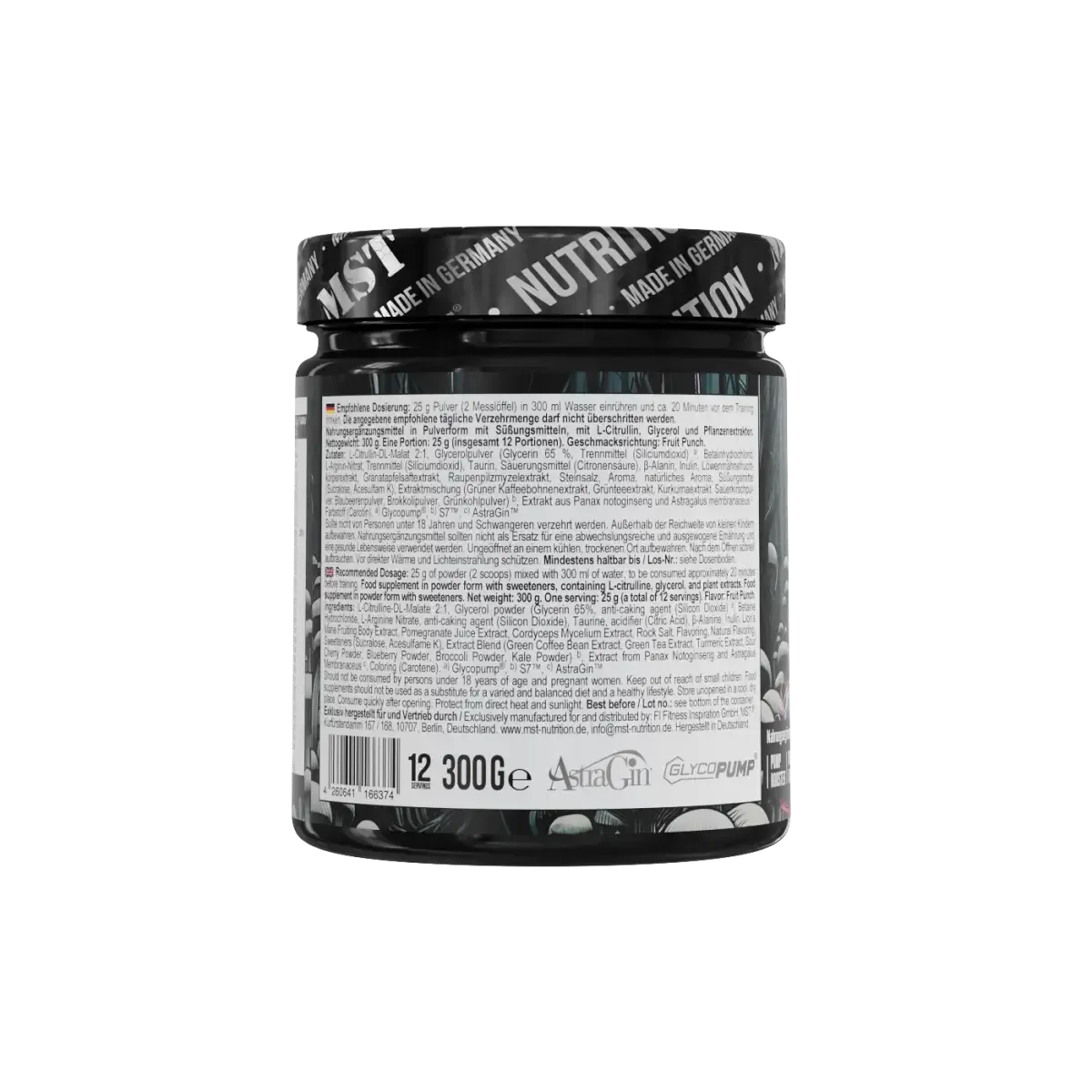 NeuroPump 300/500g-Pre Workout Booster-MST-300g-Green Apple-Maniac-Sports