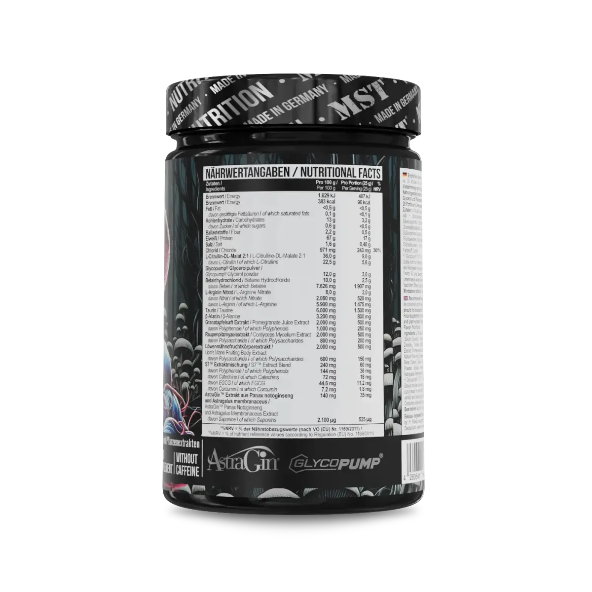 NeuroPump 300/500g-Pre Workout Booster-MST-300g-Green Apple-Maniac-Sports