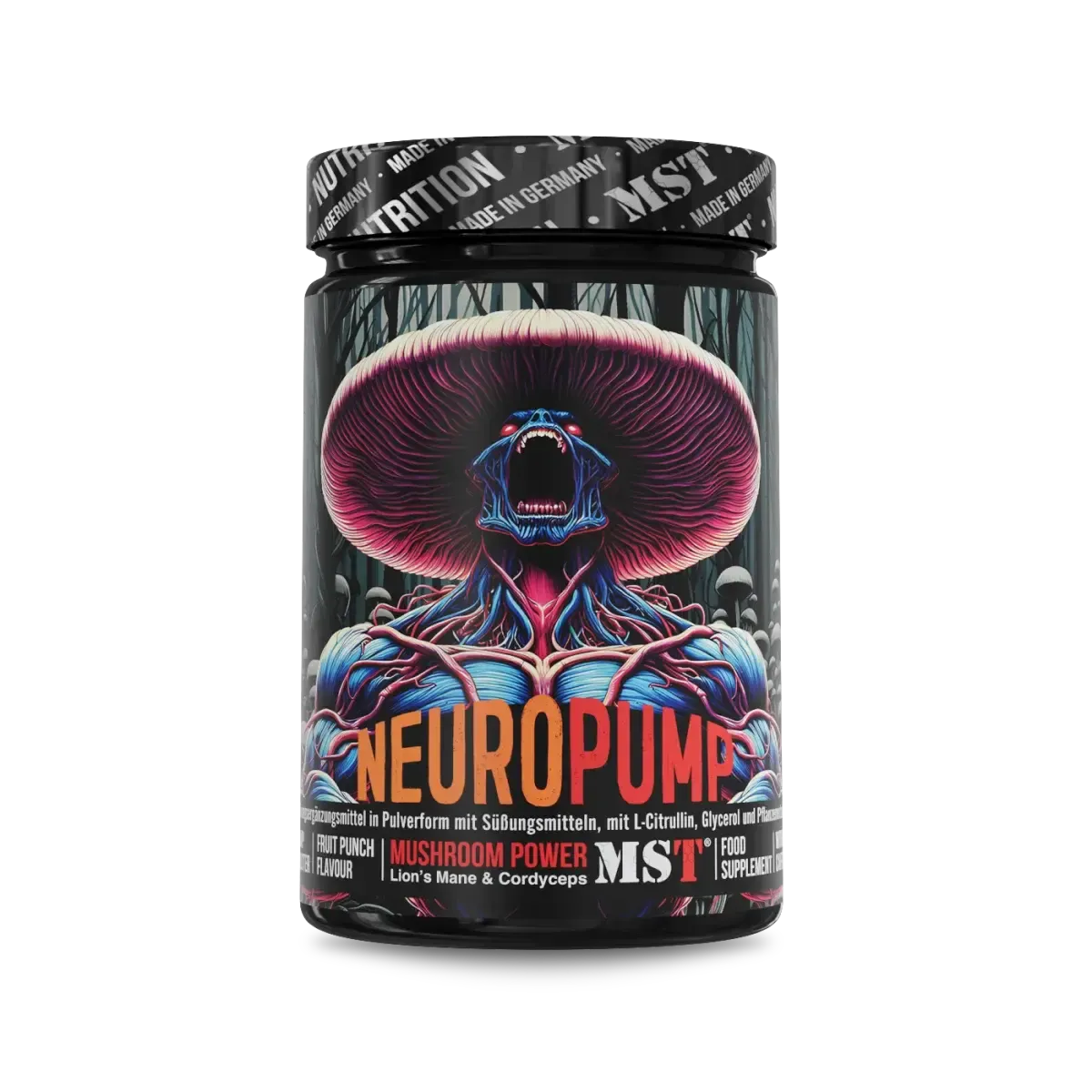 NeuroPump 300/500g-Pre Workout Booster-MST-500g-Fruit Punch-Maniac-Sports