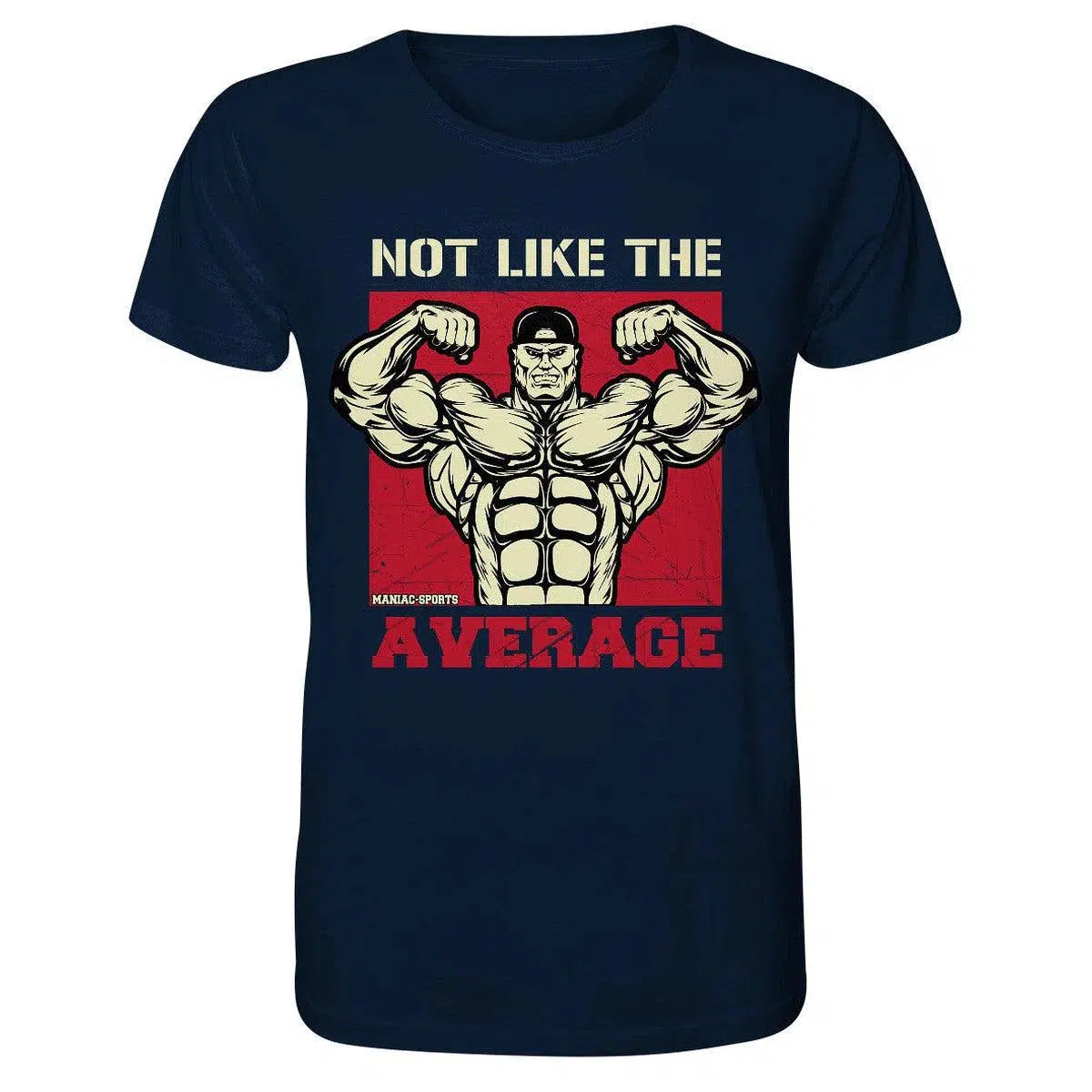 Not like the Average Shirt-Unisex-Shirts-maniac-sports-French Navy-XS-Maniac-Sports