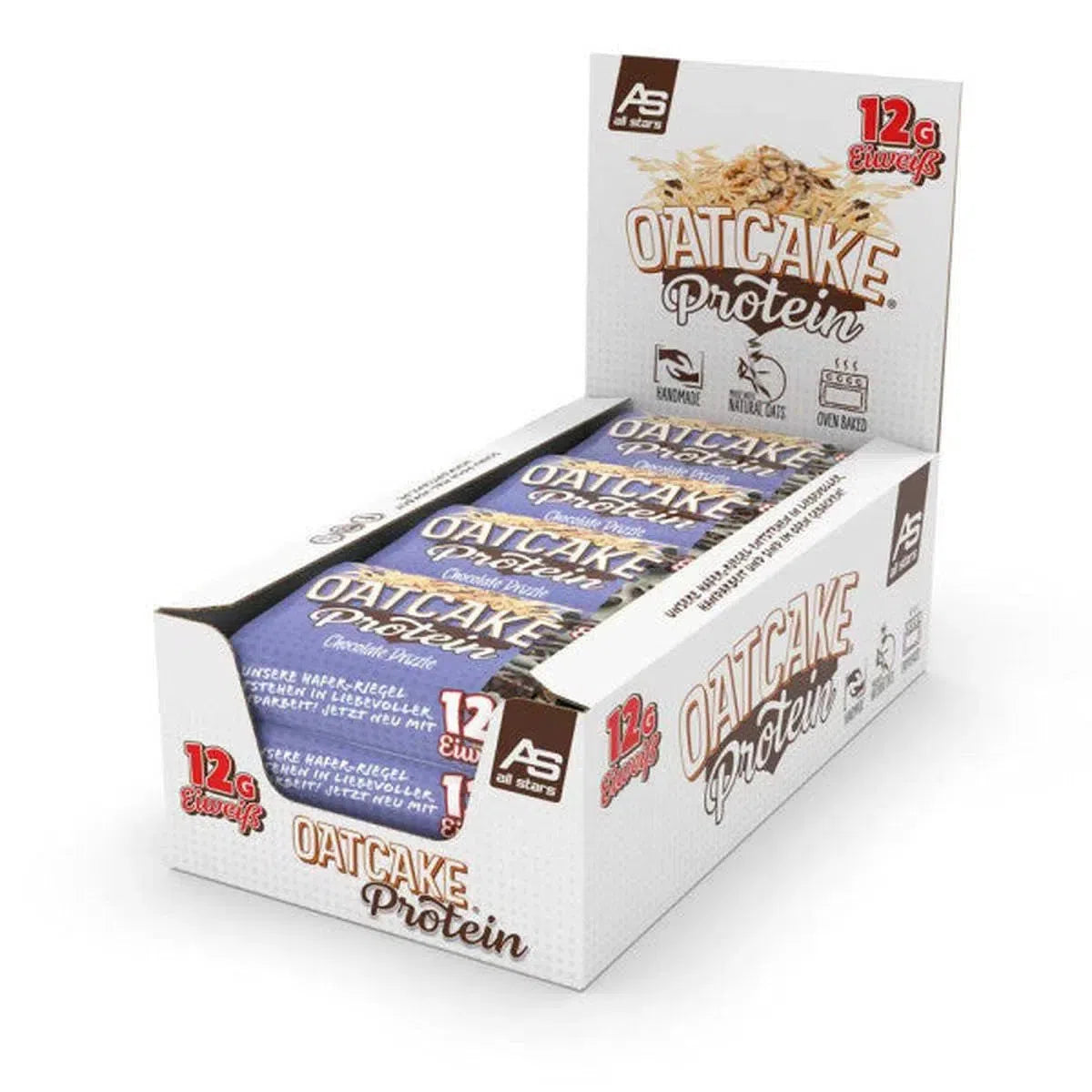OATCAKE 12x Protein Bar-Proteinriegel-All Stars-Chocolate Caramel-Maniac-Sports