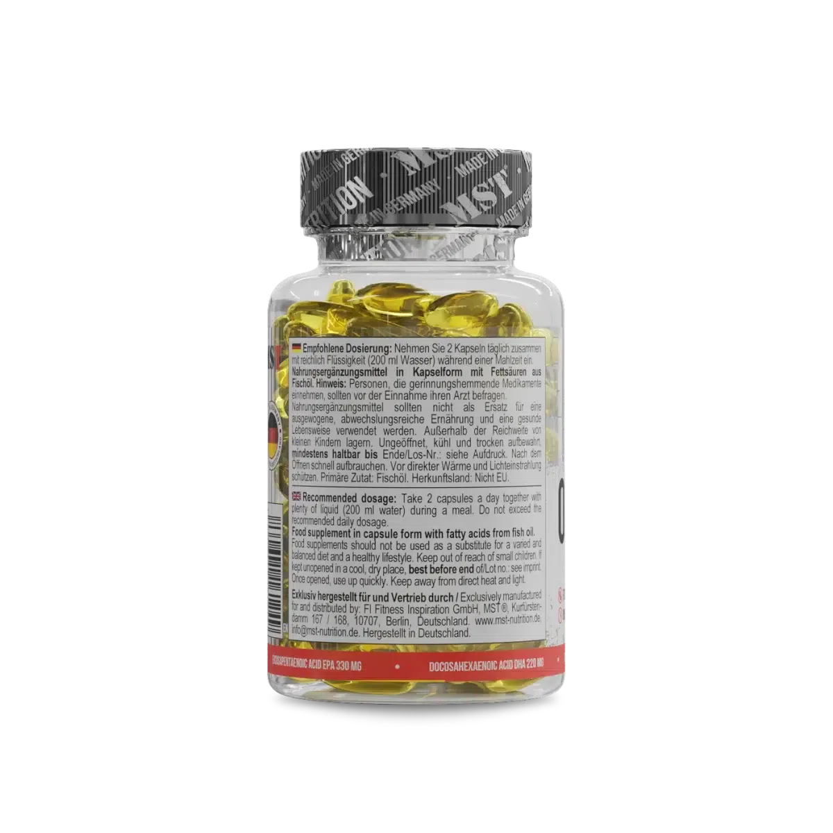 Omega 3 Selected 60 Softgels-Omega 3-MST-Maniac-Sports