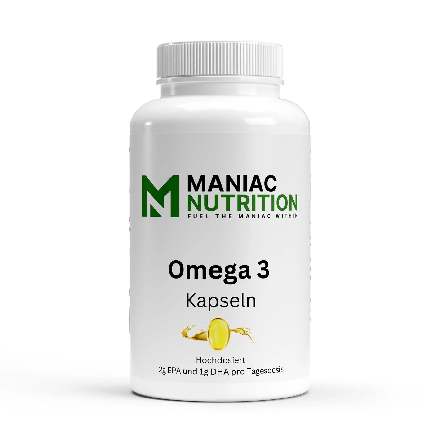 Omega 3 Triglyceride 120 Softgels-Omega 3-Maniac Nutrition-Maniac-Sports