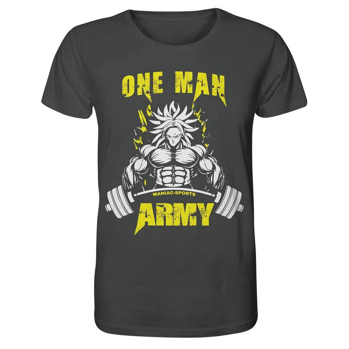 One Man Army Shirt-Unisex-Shirts-maniac-sports-Anthracite-XS-Maniac-Sports