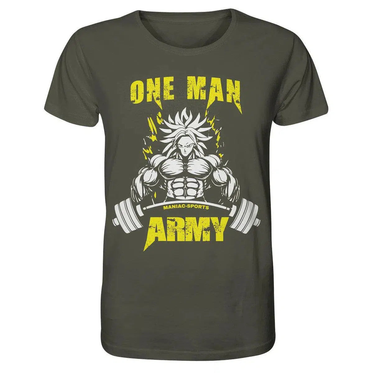 One Man Army Shirt-Unisex-Shirts-maniac-sports-Khaki-XS-Maniac-Sports