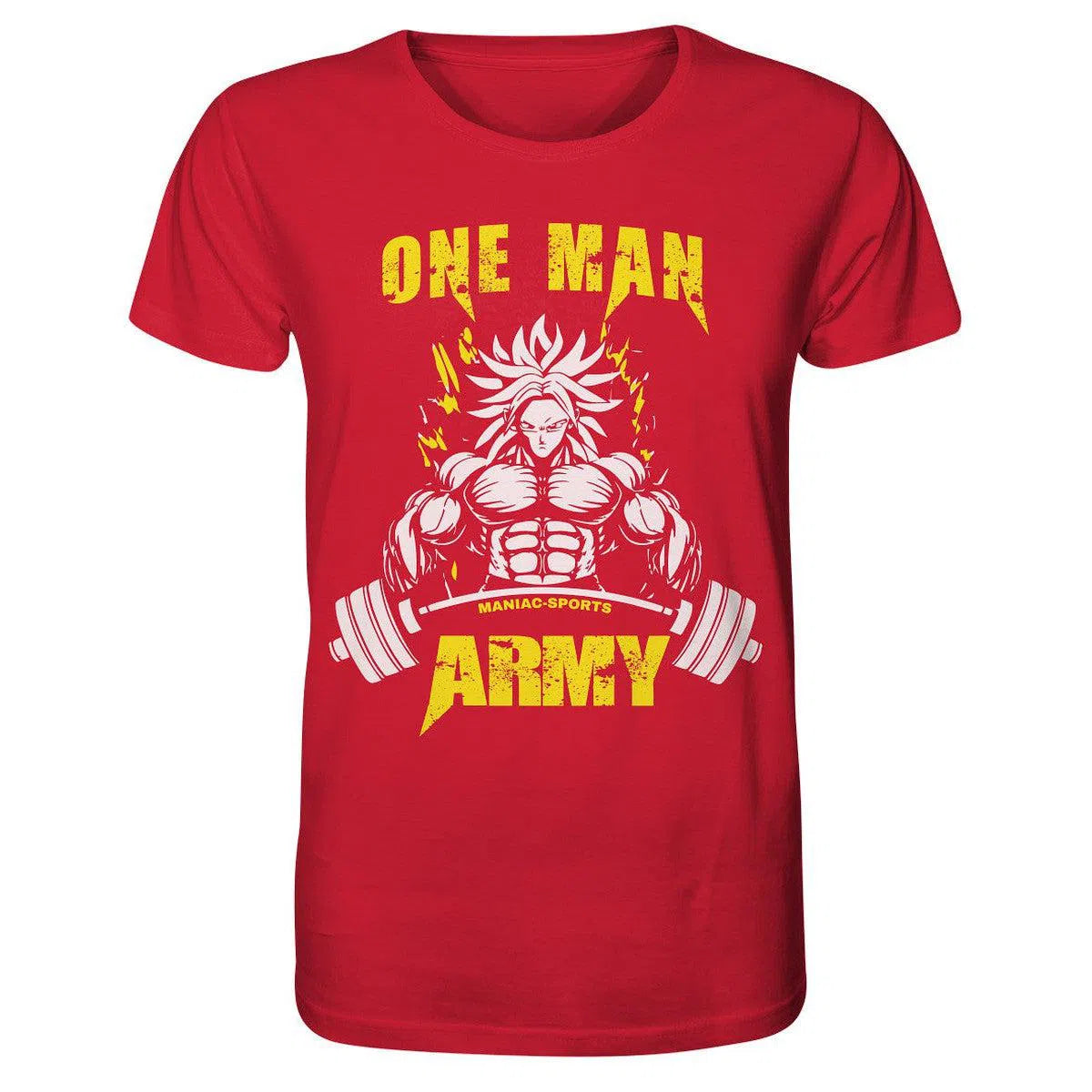 One Man Army Shirt-Unisex-Shirts-maniac-sports-Red-XS-Maniac-Sports