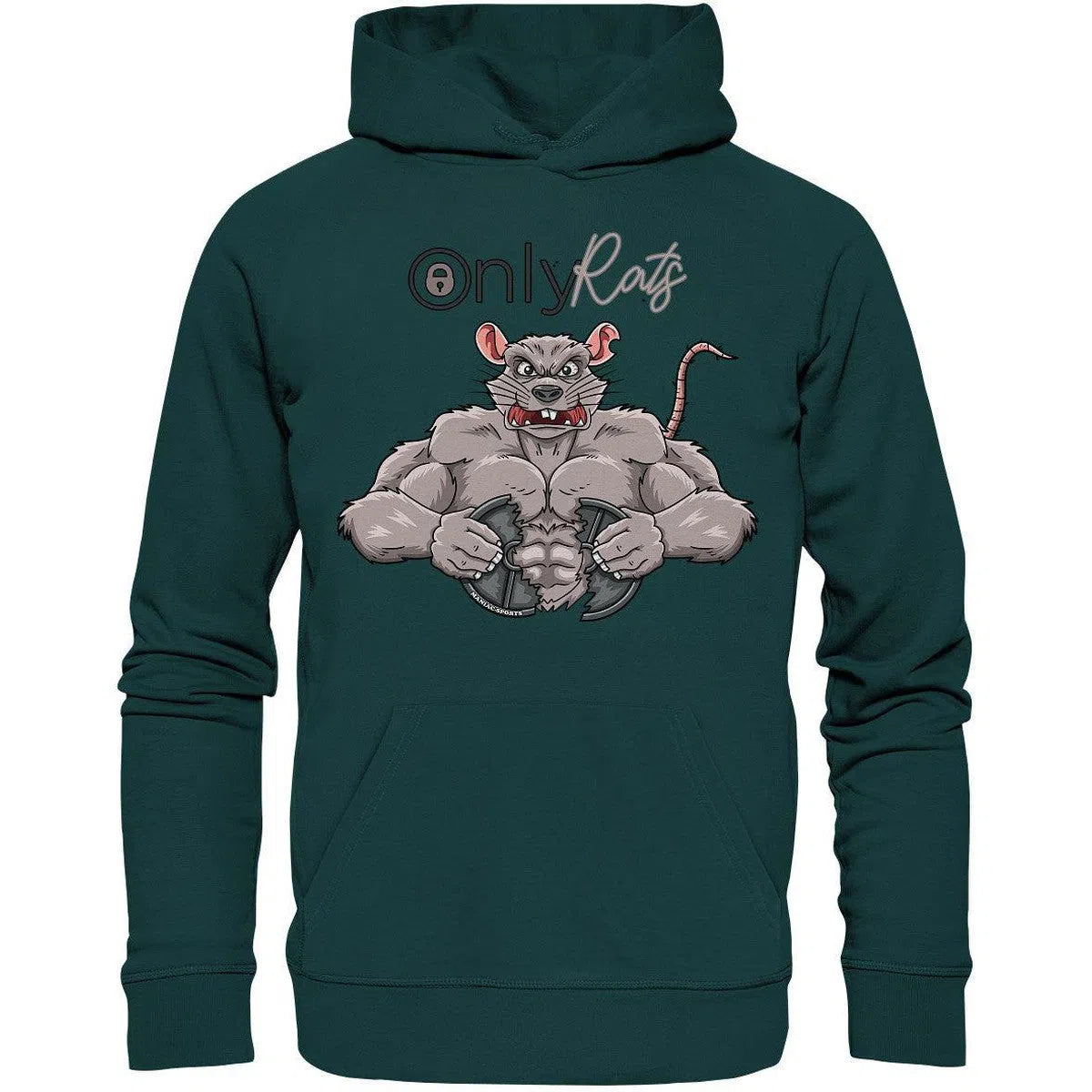 Only Rats Hoodie-Hoodies-Maniac-Sports-Glazed Green-XS-Maniac-Sports