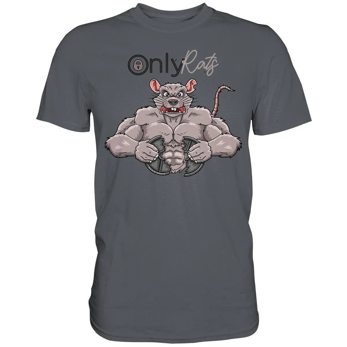 Only Rats Shirt-Unisex-Shirts-Maniac-Sports-Dark Grey-XS-Maniac-Sports