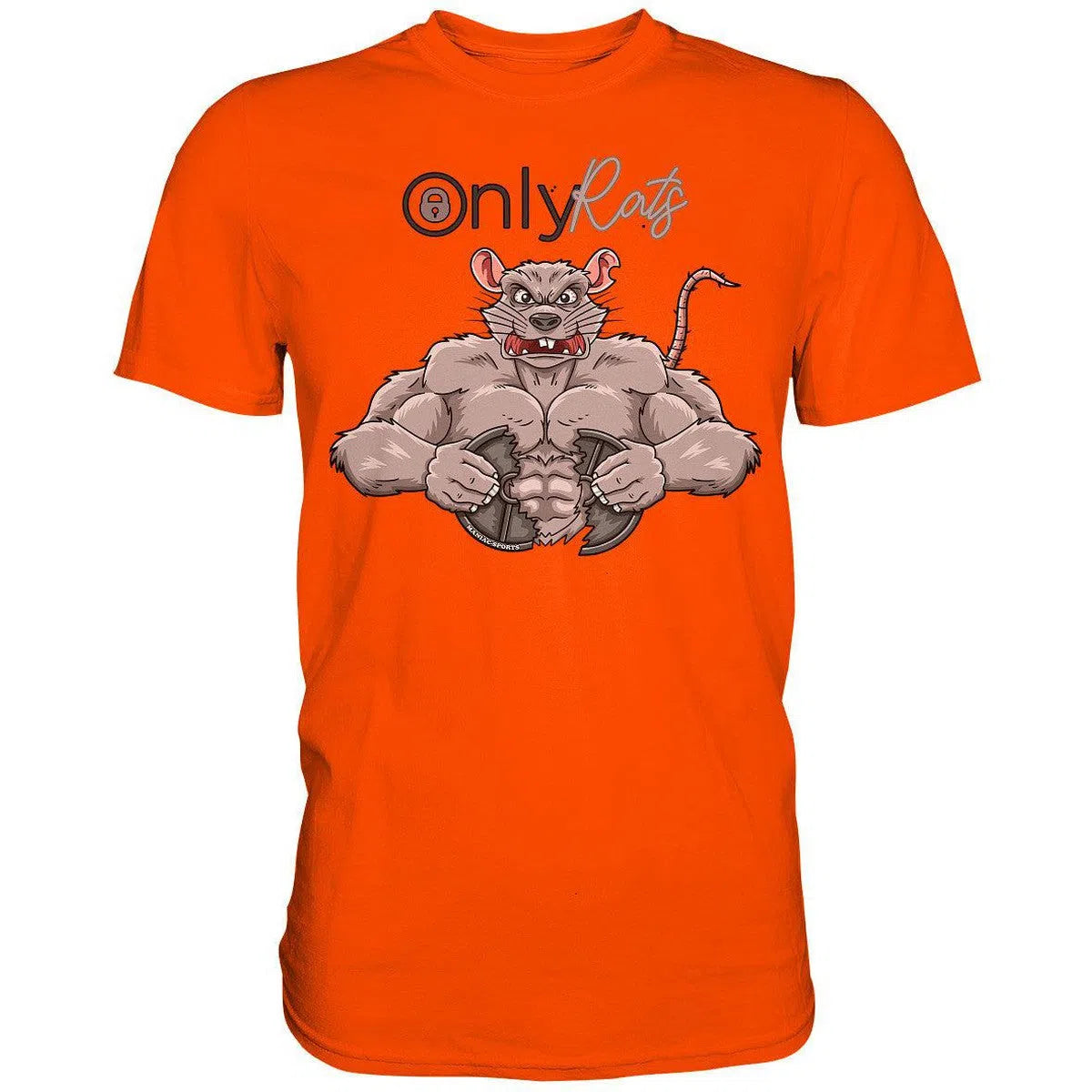 Only Rats Shirt-Unisex-Shirts-Maniac-Sports-Orange-XS-Maniac-Sports