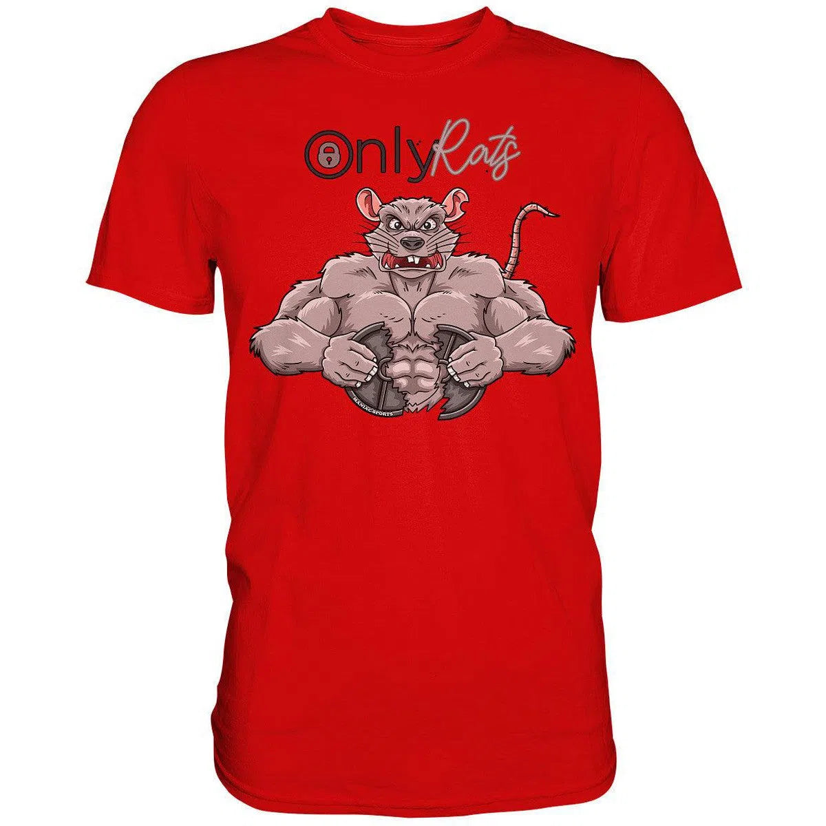 Only Rats Shirt-Unisex-Shirts-Maniac-Sports-Red-XS-Maniac-Sports