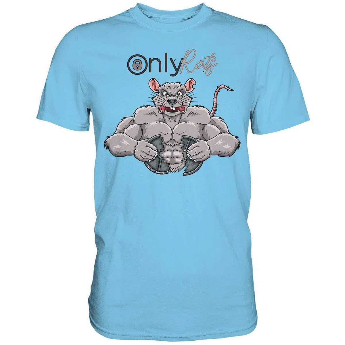 Only Rats Shirt-Unisex-Shirts-Maniac-Sports-Sky Blue-XS-Maniac-Sports