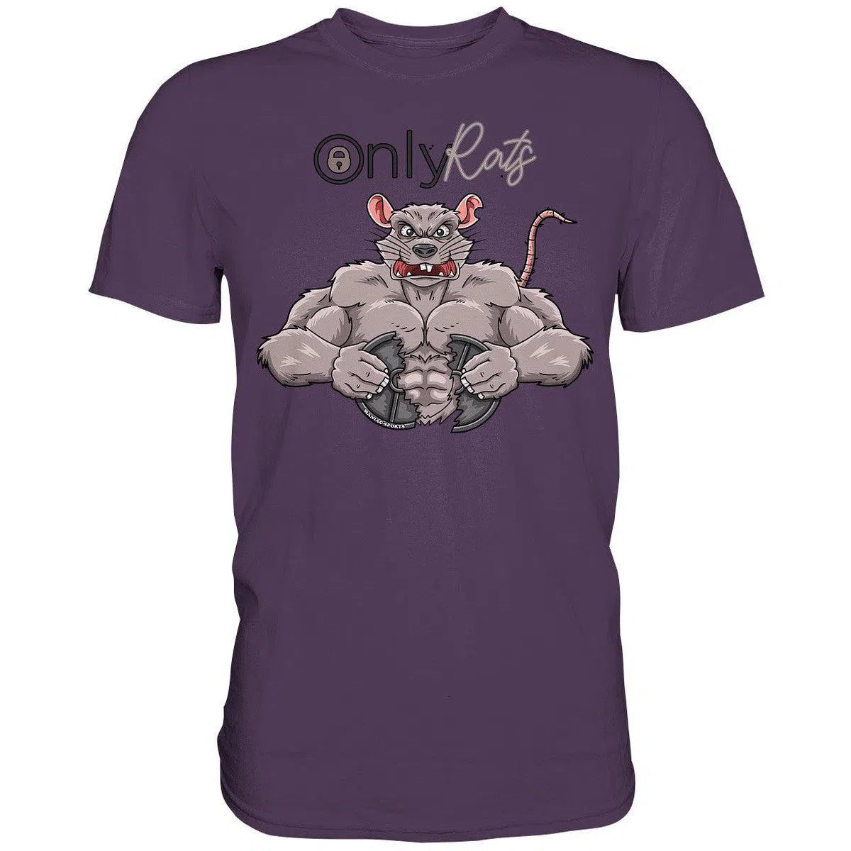Only Rats Shirt-Unisex-Shirts-Maniac-Sports-Urban Purple-XS-Maniac-Sports
