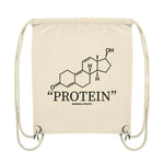 "PROTEIN" Gym-Bag-Taschen-maniac-sports-Natural-ca. 38x42-Maniac-Sports