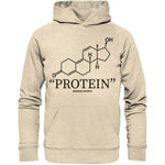 "PROTEIN" Hoodie-Hoodies-maniac-sports-Natural Raw-XS-Maniac-Sports
