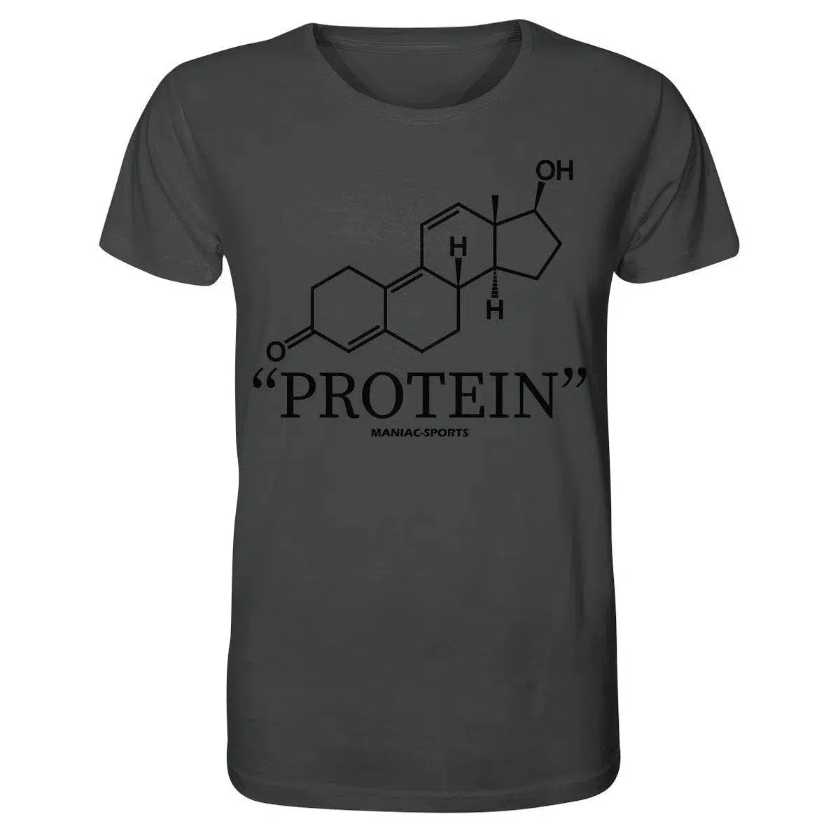 "PROTEIN" Shirt-Unisex-Shirts-maniac-sports-Anthracite-XS-Maniac-Sports