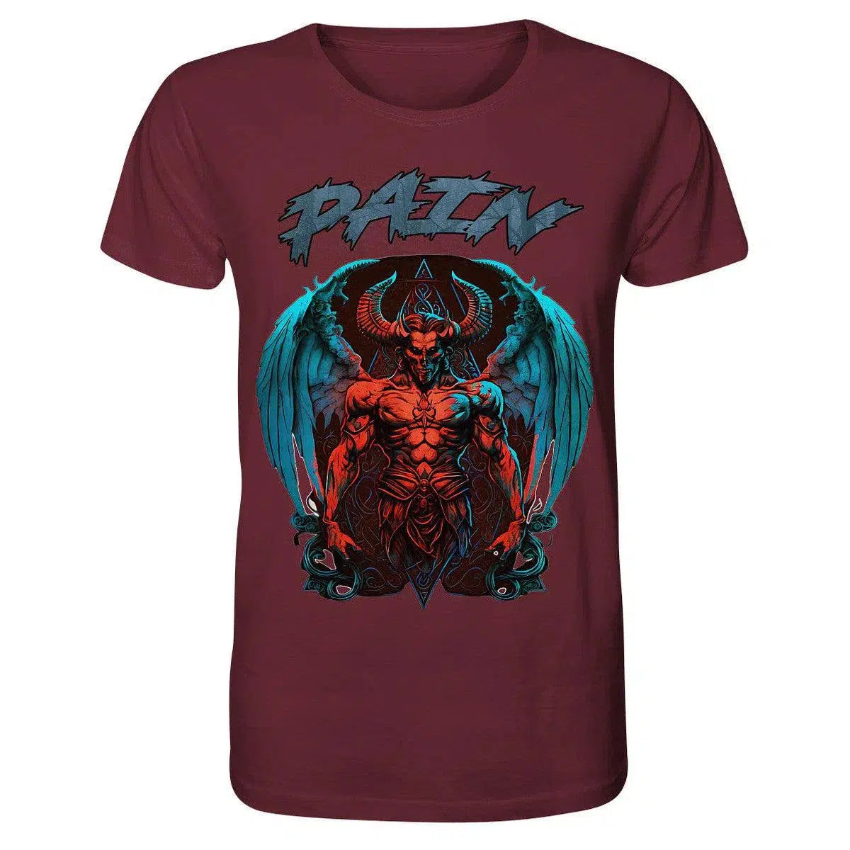 Pain Shirt-Unisex-Shirts-maniac-sports-Burgundy-XS-Maniac-Sports