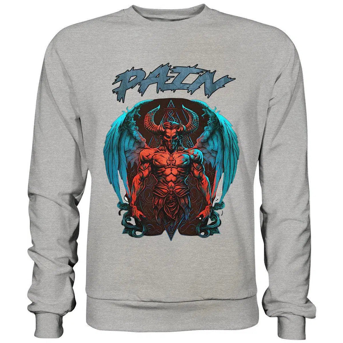Pain Sweatshirt-Sweatshirts-maniac-sports-Heather Grey-S-Maniac-Sports