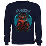 Pain Sweatshirt-Sweatshirts-maniac-sports-Oxford Navy-S-Maniac-Sports
