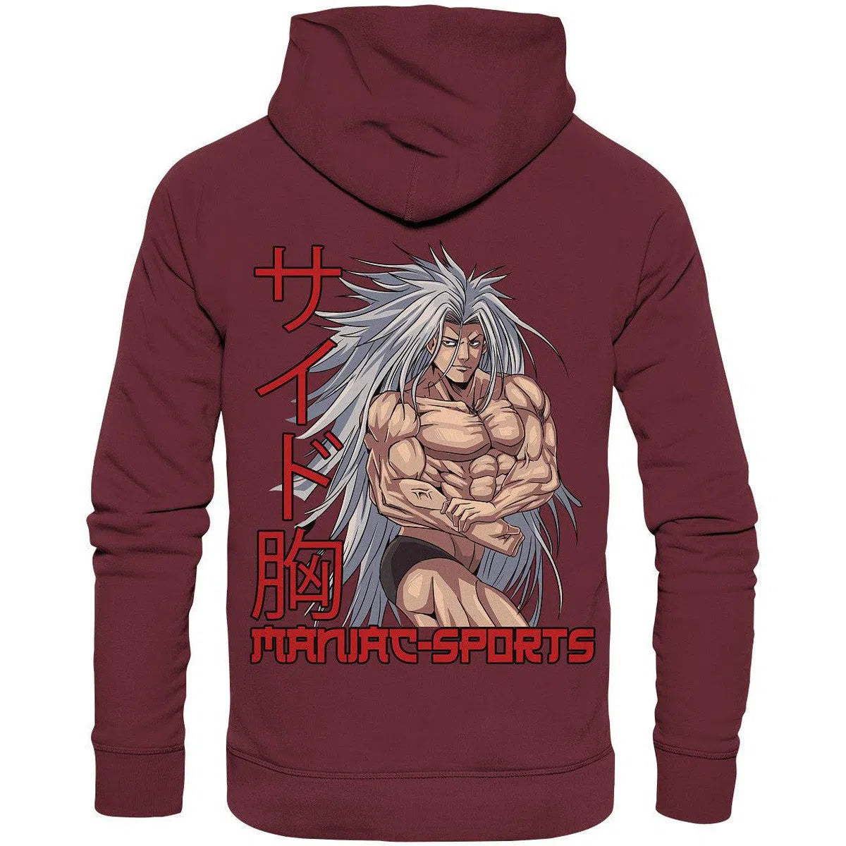 Raizen Maniac Hoodie-Hoodies-Maniac-Sports-Burgundy-XS-Maniac-Sports