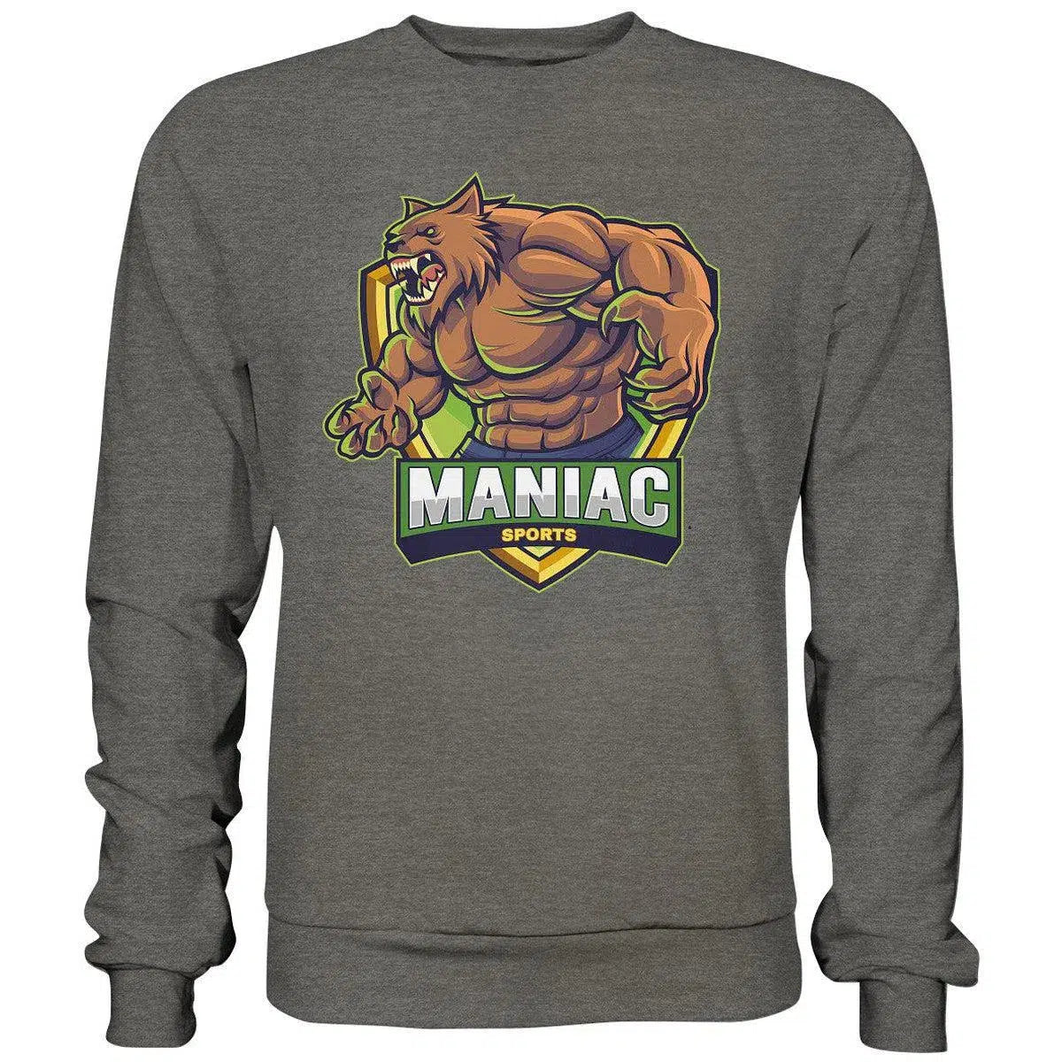 Sweatshirt-Sweatshirts-maniac-sports-Charcoal (Heather)-S-Maniac-Sports