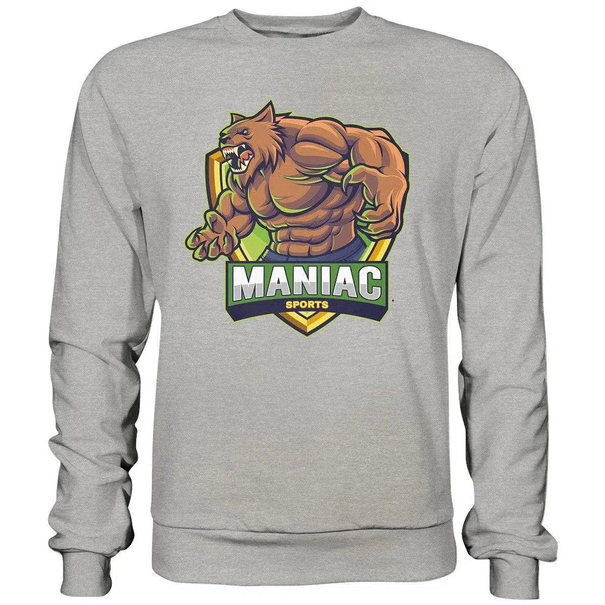 Sweatshirt-Sweatshirts-maniac-sports-Heather Grey-S-Maniac-Sports