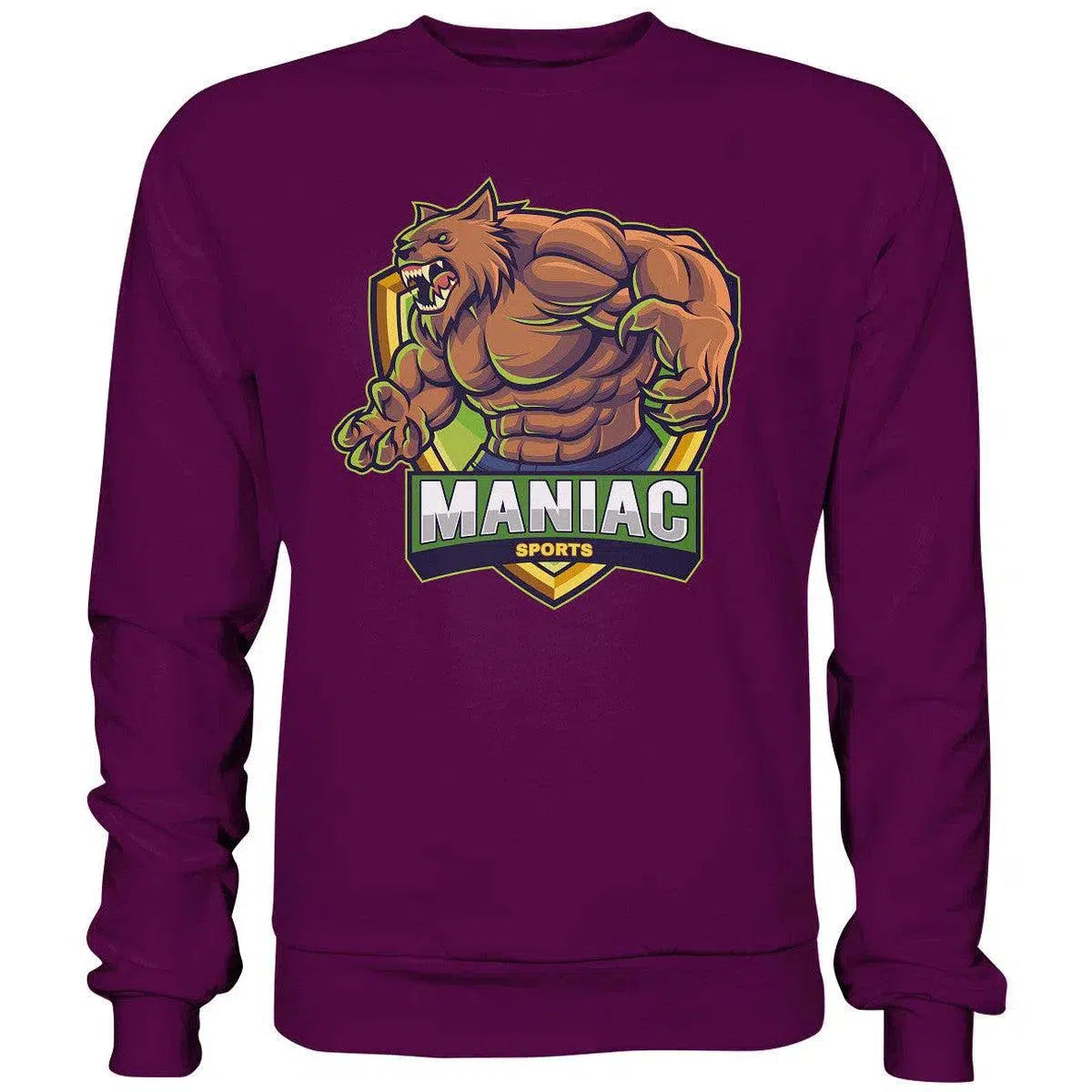 Sweatshirt-Sweatshirts-maniac-sports-Plum-S-Maniac-Sports